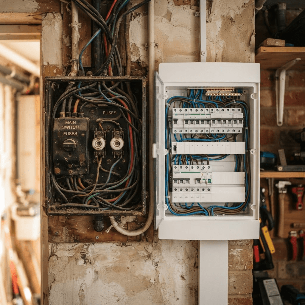 Quando é altura de trocar o quadro eléctrico (e não apenas reparar)